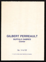 Gilbert Perreault Autographed 1977-78 Glossy O-Pee-Chee Card #14 Buffalo Sabres SKU #258455