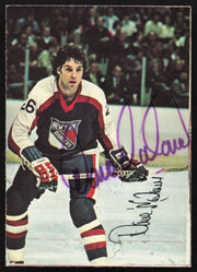 Dave Maloney Autographed 1977-78 Glossy O-Pee-Chee Card #10 New York Rangers SKU #258461