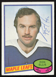 Ron Ellis Autographed 1980-81 O-Pee-Chee Card #329 Toronto Maple Leafs SKU #258468