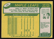Ron Ellis Autographed 1980-81 O-Pee-Chee Card #329 Toronto Maple Leafs SKU #258468