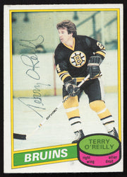 Terry O'Reilly Autographed 1980-81 O-Pee-Chee Card #56 Boston Bruins SKU #258469