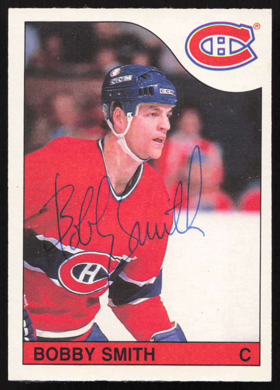 Bobby Smith Autographed 1985-86 O-Pee-Chee Card #181 Montreal Canadiens SKU #258478