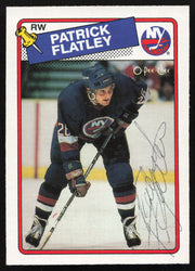 Patrick Flatley Autographed 1988-89 O-Pee-Chee Card #191 New York Islanders SKU #258486