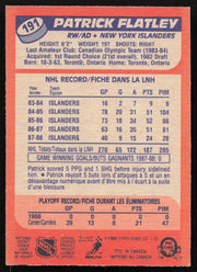 Patrick Flatley Autographed 1988-89 O-Pee-Chee Card #191 New York Islanders SKU #258486
