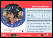 Miloslav Horava Autographed 1990-91 Pro Set Rookie Card #198 New York Rangers SKU #258504