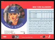 Gerald Diduck Autographed 1990-91 Pro Set Card #180 New York Islanders SKU #258505