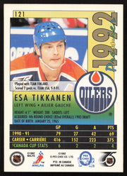 Esa Tikkanen Autographed 1991-92 O-Pee-Chee Premier Card #121 Edmonton Oilers SKU #258519