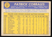 Pat Corrales Autographed 1970 Topps Card #507 Cincinnati Reds SKU #258548
