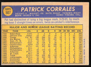 Pat Corrales Autographed 1970 Topps Card #507 Cincinnati Reds SKU #258549
