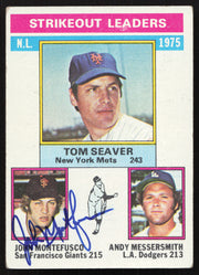 John Montefusco Autographed 1976 Topps Card #203 San Francisco Giants SKU #258579