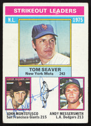 John Montefusco Autographed 1976 Topps Card #203 San Francisco Giants SKU #258580