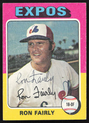 Ron Fairly Autographed 1975 Topps Card #270 Montreal Expos SKU #258611