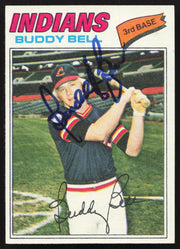 Buddy Bell Autographed 1977 Topps Card #590 Cleveland Indians SKU #258625