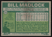 Bill Madlock Autographed 1977 Topps Card #250 Chicago Cubs SKU #258634