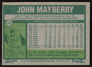 John Mayberry Autographed 1977 Topps Card #244 Kansas City Royals SKU #258636