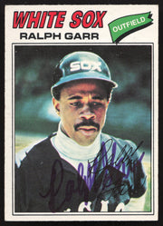 Ralph Garr Autographed 1977 O-Pee-Chee Card #77 Chicago White Sox SKU #258645