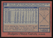 Steve Garvey Autographed 1978 Topps Card #350 Los Angeles Dodgers SKU #258652