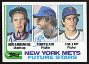 Ron Gardenhire & Terry Leach Autographed 1982 Topps Rookie Card #623 New York Mets SKU #258686