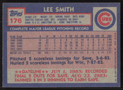 Lee Smith Autographed 1984 Topps Card #176 Chicago Cubs SKU #258689