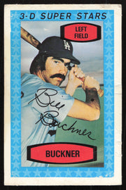 Bill Buckner Autographed 1975 Kellogg's Card #32 Los Angeles Dodgers (Signed on Back) SKU #258690