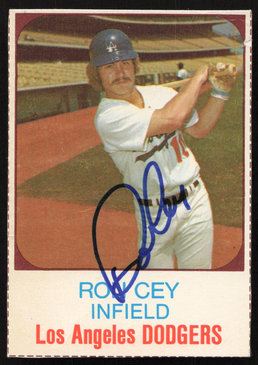 Ron Cey Autographed 1975 Hostess Card #61 Los Angeles Dodgers SKU #258693