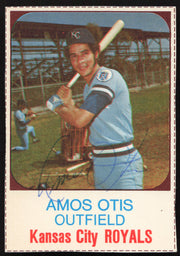 Amos Otis Autographed 1975 Hostess Card #50 Kansas City Royals SKU #258694