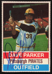 Dave Parker Autographed 1976 Hostess Card #133 Pittsburgh Pirates SKU #258708