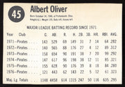 Al Oliver Autographed 1977 Hostess Card #45 Pittsburgh Pirates SKU #258713