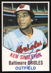Ken Singleton Autographed 1977 Hostess Card #107 Baltimore Orioles SKU #258716