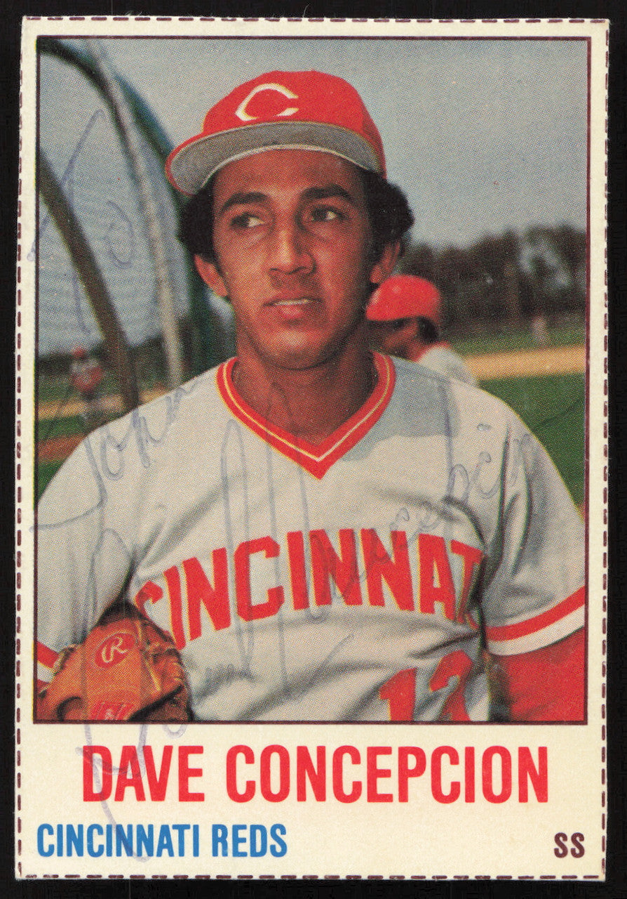Dave Concepcion Autographed 1978 Hostess Card #108 Cincinnati Reds "To John" SKU #258721