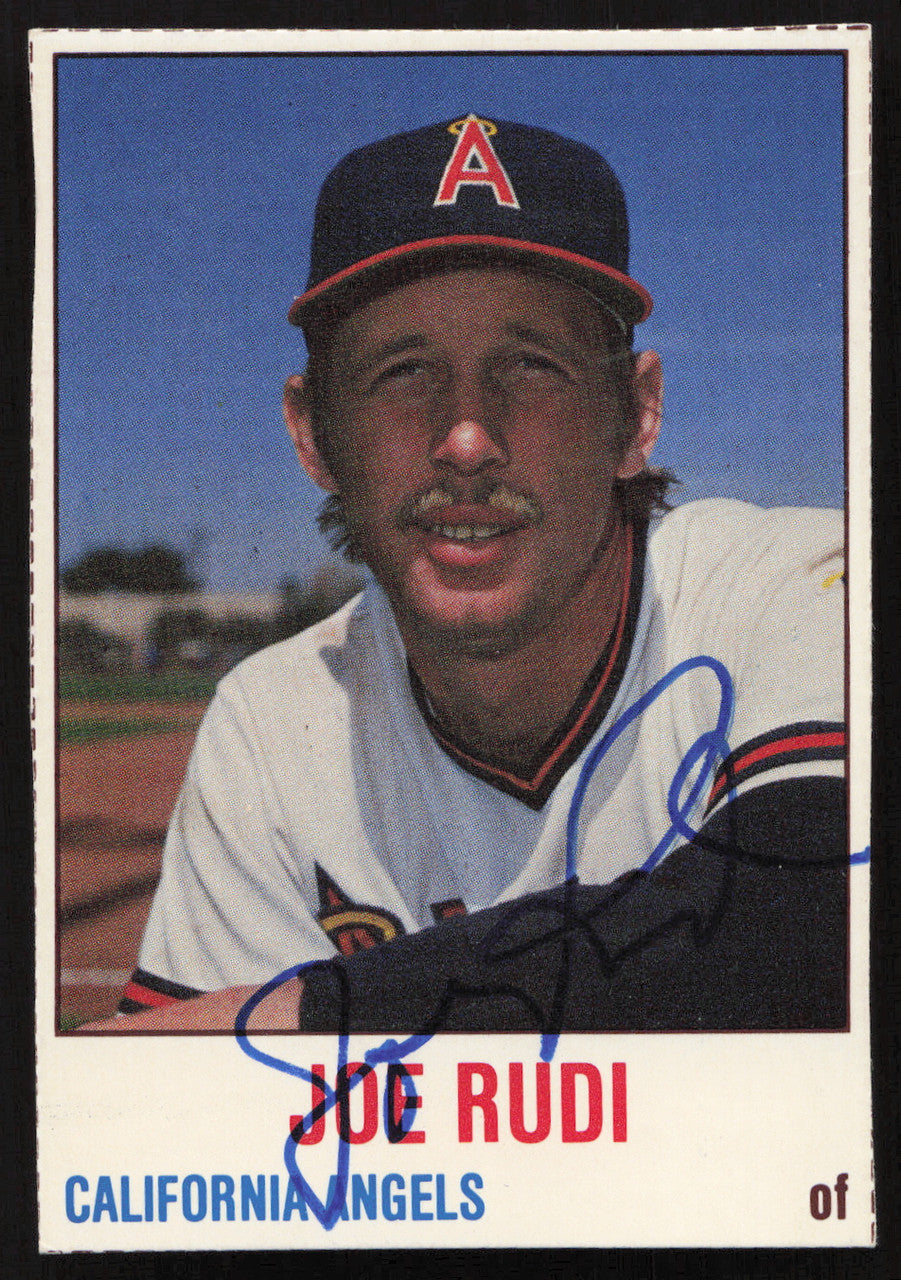 Joe Rudi Autographed 1978 Hostess Card #114 California Angels SKU #258735