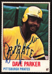 Dave Parker Autographed 1978 Hostess Card #135 Pittsburgh Pirates SKU #258736