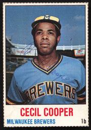 Cecil Cooper Autographed 1978 Hostess Card #119 Milwaukee Brewers SKU #258739