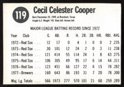 Cecil Cooper Autographed 1978 Hostess Card #119 Milwaukee Brewers SKU #258739