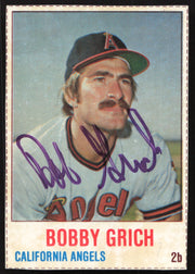 Bob Bobby Grich Autographed 1978 Hostess Card #62 California Angels SKU #258745