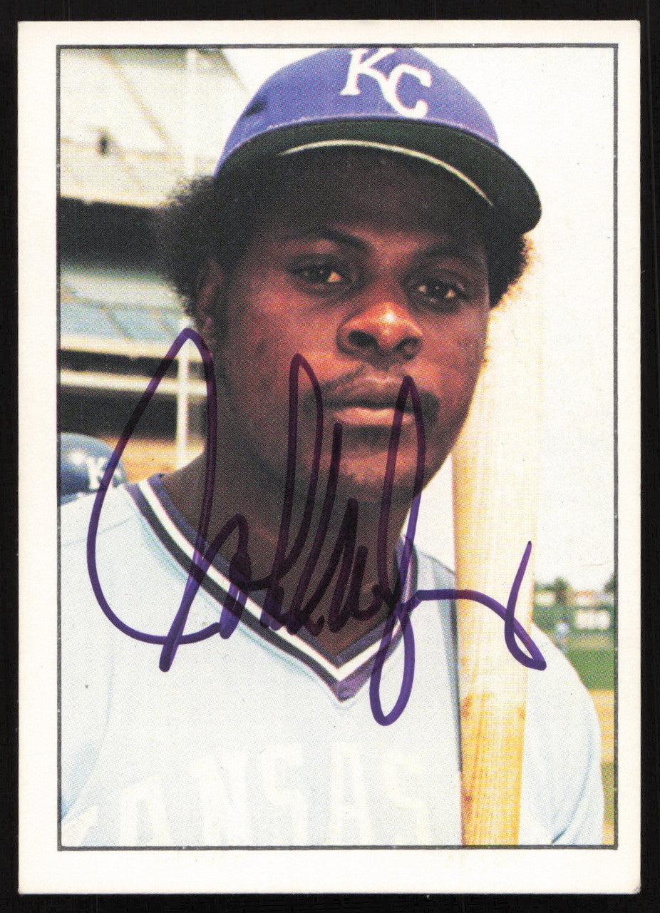 John Mayberry Autographed 1975-76 SSPC Card #169 Kansas City Royals SKU #258760