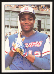 Dusty Baker Autographed 1975-76 SSPC Card #16 Atlanta Braves SKU #258763