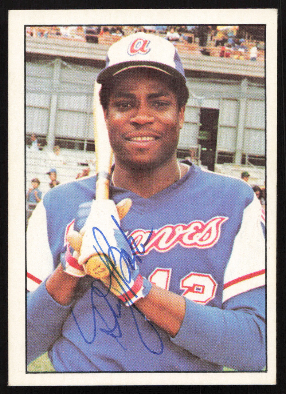 Dusty Baker Autographed 1975-76 SSPC Card #16 Atlanta Braves SKU #258763