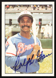 Ralph Garr Autographed 1975-76 SSPC Card #17 Atlanta Braves SKU #258764