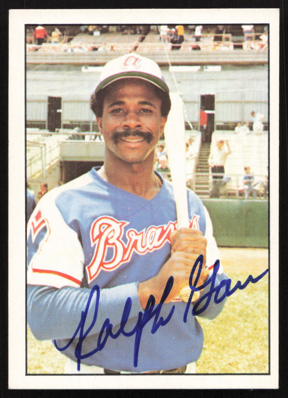 Ralph Garr Autographed 1975-76 SSPC Card #17 Atlanta Braves SKU #258764