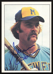 Gorman Thomas Autographed 1975-76 SSPC Card #243 Milwaukee Brewers SKU #258771