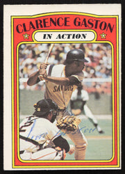 Clarence Cito Gaston Autographed 1972 O-Pee-Chee Card #432 San Diego Padres SKU #258793