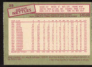 Graig Nettles Autographed 1985 O-Pee-Chee Card #35 San Diego Padres SKU #258796