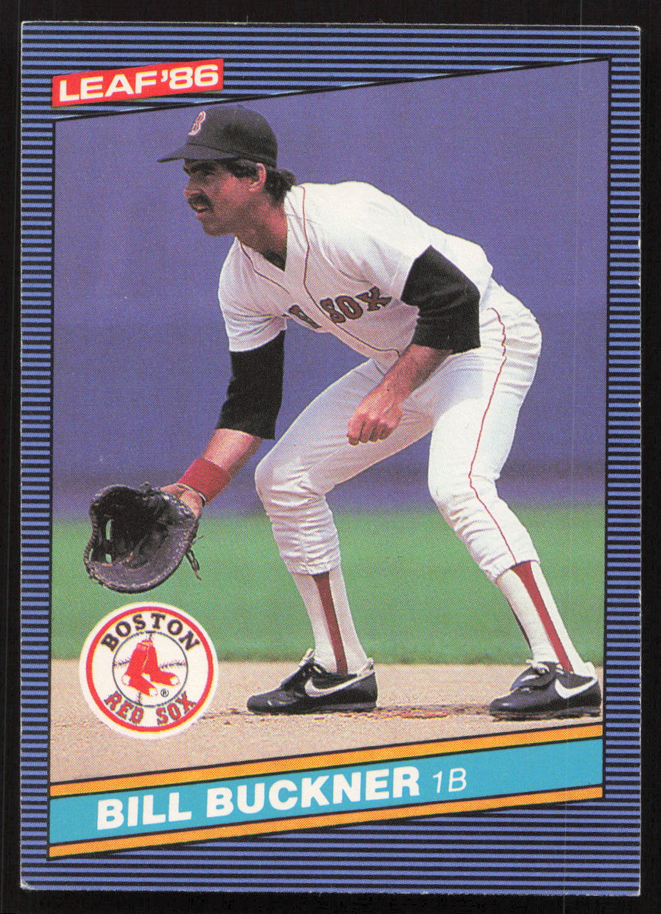 Bill Buckner Autographed 1986 Donruss Leaf Card #77 Boston Red Sox (Signed on Back) SKU #258800