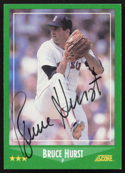 Bruce Hurst Autographed 1988 Score Card #380 Boston Red Sox SKU #258821