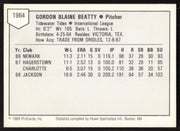 Blaine Beatty Autographed 1989 ProCards Rookie Card #1964 Tidewater Tides SKU #258833