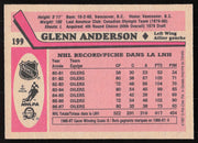 Glenn Anderson Autographed 1987-88 O-Pee-Chee Card #199 Edmonton Oilers SKU #258870