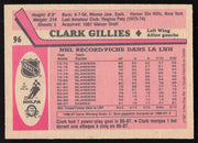 Clark Gillies Autographed 1987-88 O-Pee-Chee Card #96 Buffalo Sabres SKU #258875