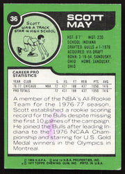 Scott May Autographed 1977-78 Topps Card #36 Chicago Bulls SKU #258913