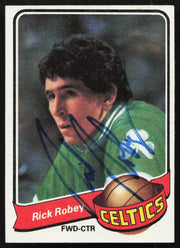Rick Robey Autographed 1979-80 Topps Card #96 Boston Celtics SKU #258919